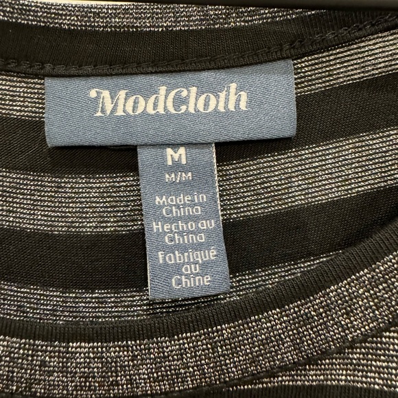 ModCloth Sheer Striped Tunic * Medium - Picture 5 of 5